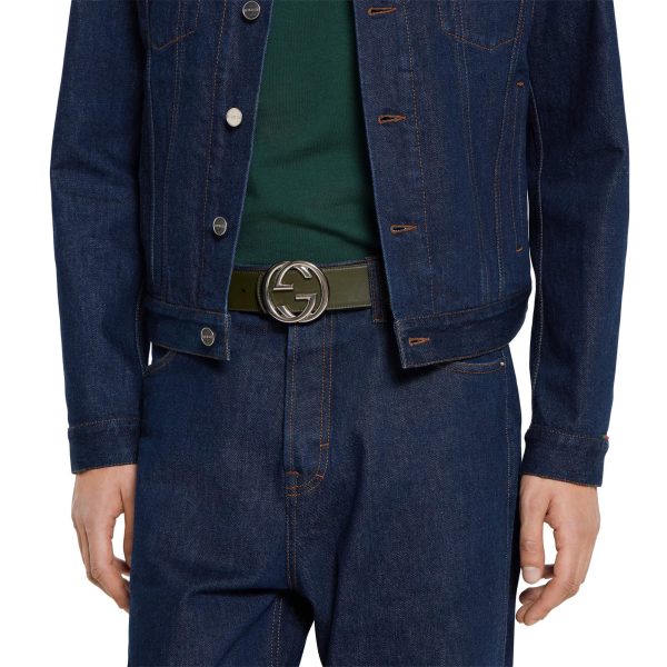 Gucci Reversible GG Monogram Belt - Image 7