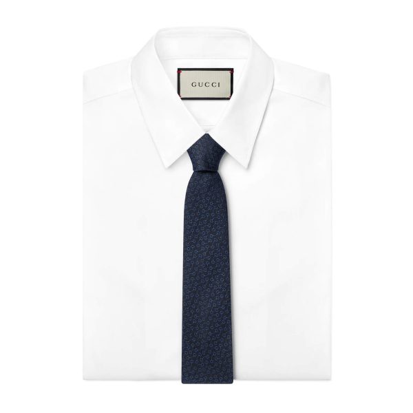 Gucci Silk Jacquard Tie - Image 2