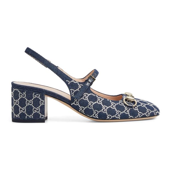 Gucci Women's GG Crystal Pump With Horsebit - Image 2