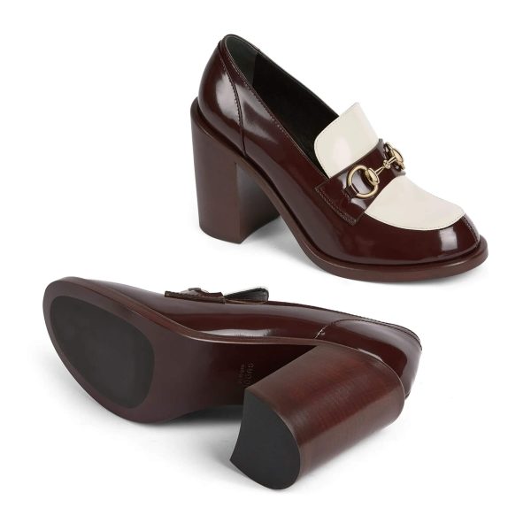 Gucci Women's Heeled Loafer With Horsebit - Image 5