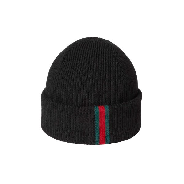 Gucci Wool Hat With Web