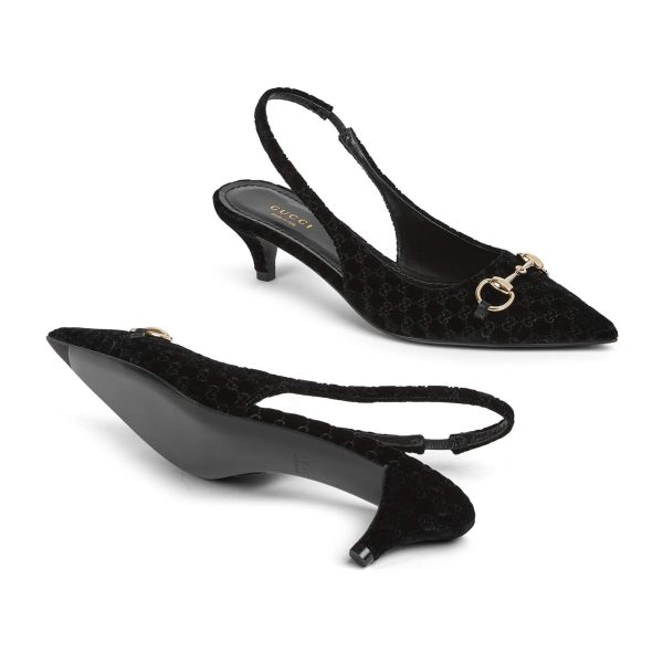 Gucci Women's Slingback Pump With Horsebit - Image 5