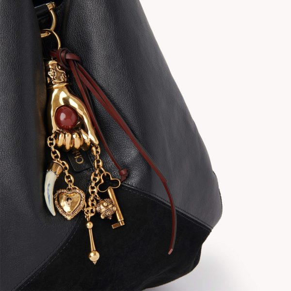 Chloé Symbols Hand Bag Charm In Brass - Image 2