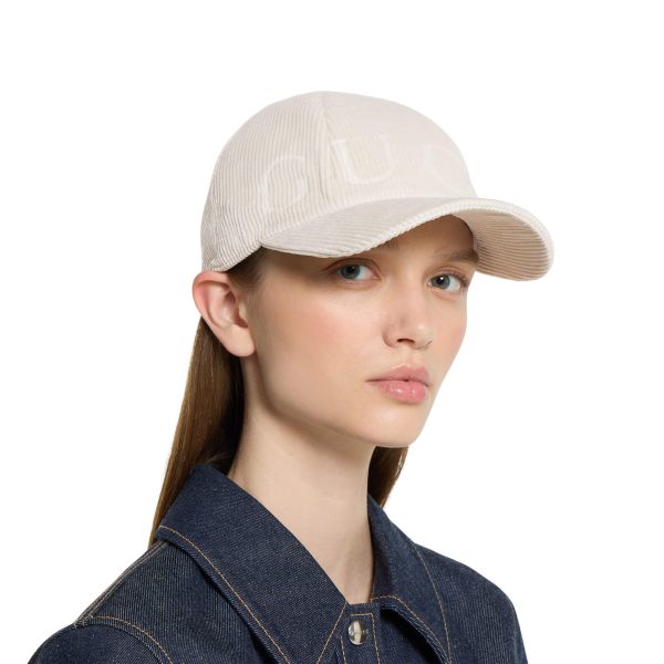 Gucci Corduroy Baseball Hat - Image 4
