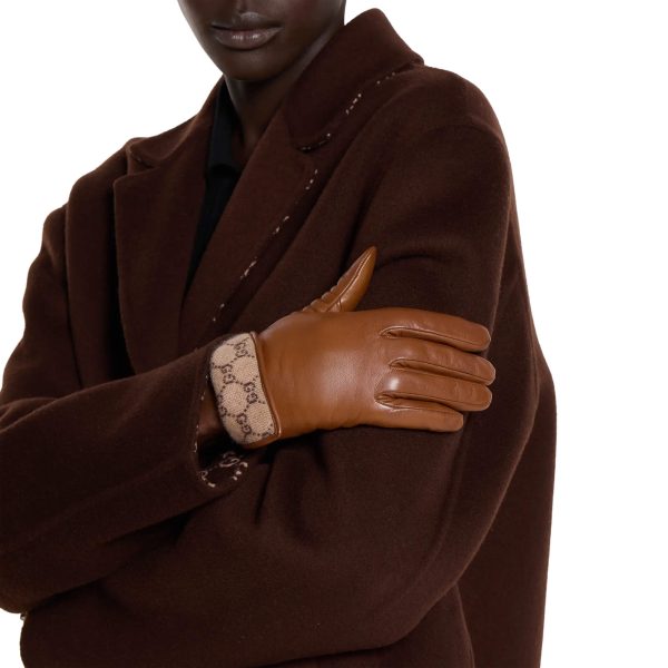 Gucci Leather Gloves - Image 3