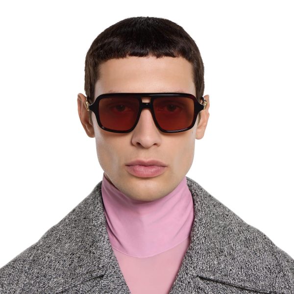 Gucci Navigator Frame Sunglasses - Image 4