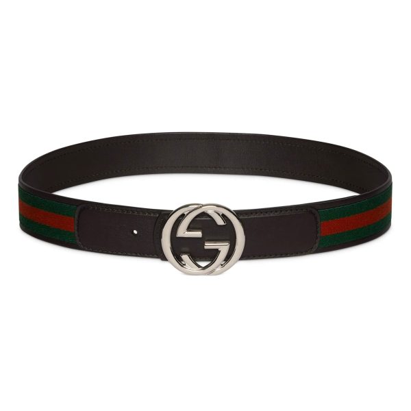 Gucci Reversible Belt With Interlocking G Buckle