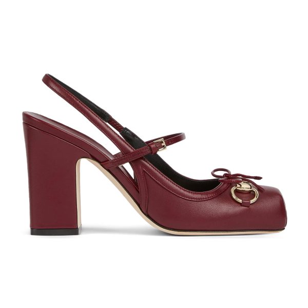 Gucci Women's Horsebit Slingback Pump - Image 2