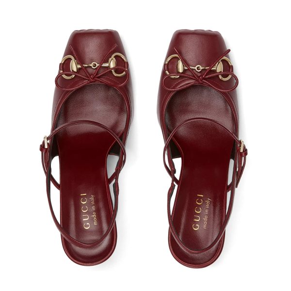 Gucci Women's Horsebit Slingback Pump - Image 4