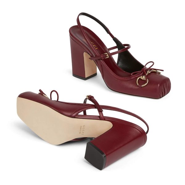 Gucci Women's Horsebit Slingback Pump - Image 5