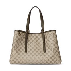 Gucci GG Emblem Large Tote Bag