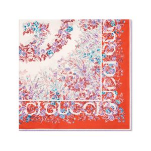 Gucci Printed Silk Twill Carré