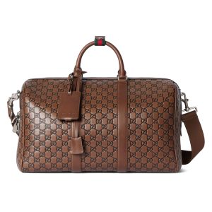 Gucci GG Emblem Medium Duffle Bag