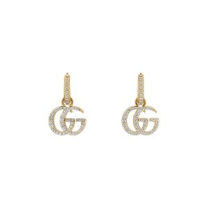 Gucci GG Marmont Crystal Earrings