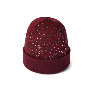 Gucci GG Wool Beanie Hat With Crystals