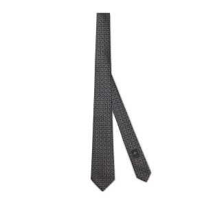 Gucci Horsebit Silk Jacquard Tie