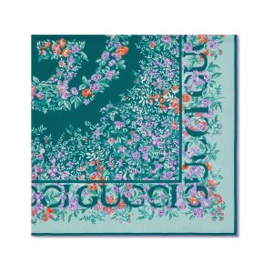 Gucci Printed Silk Twill Carré
