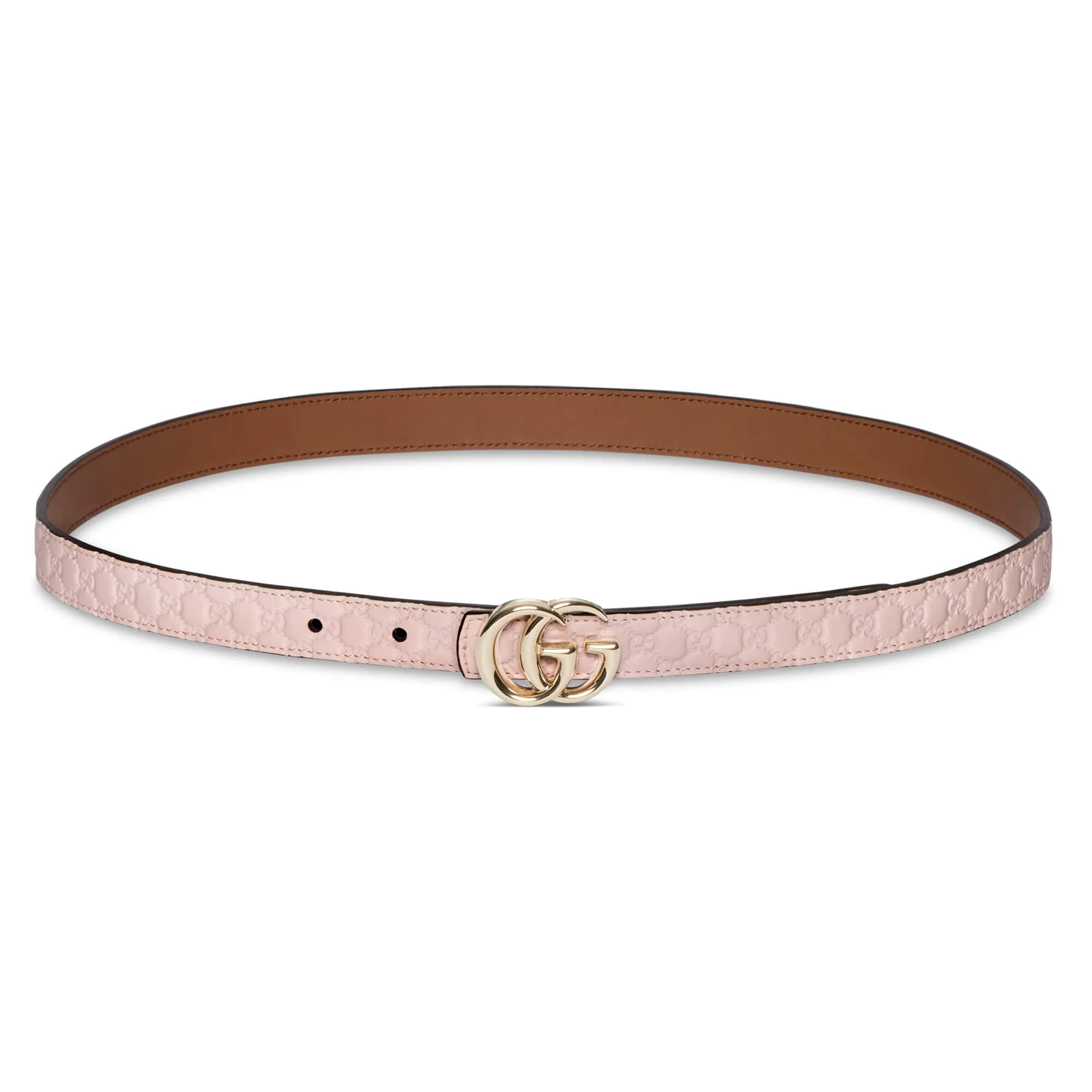 Gucci Reversible GG Marmont Thin Belt at Enigma Boutique