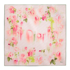 Dior Painted Roses 90 Square Scarf