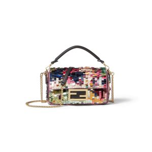 Fendi Baguette® Mini Sequin Bag
