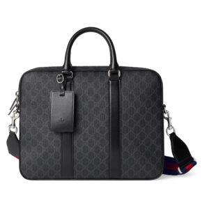 Gucci GG Black medium briefcase