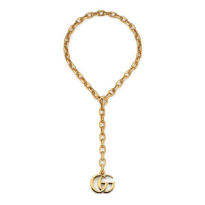 Gucci GG Marmont Pendant Chain Necklace