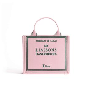 Small Dior Book Tote with Strap