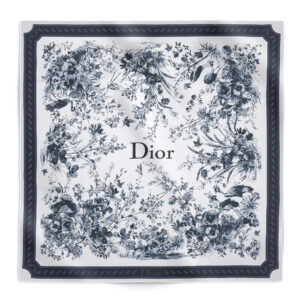 Dior Toile de Jouy Floral Garden 90 Square Scarf