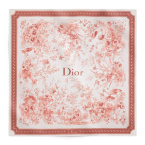 Dior Toile de Jouy Floral Garden 90 Square Scarf