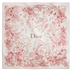 Dior Toile De Jouy Floral Garden Shawl