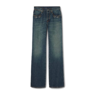 Gucci Cotton Denim Pants With Horsebit