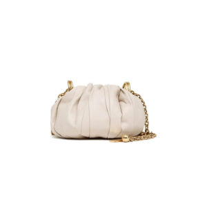Chloé Plissé Shoulder Bag With Chain In Pleated Leather
