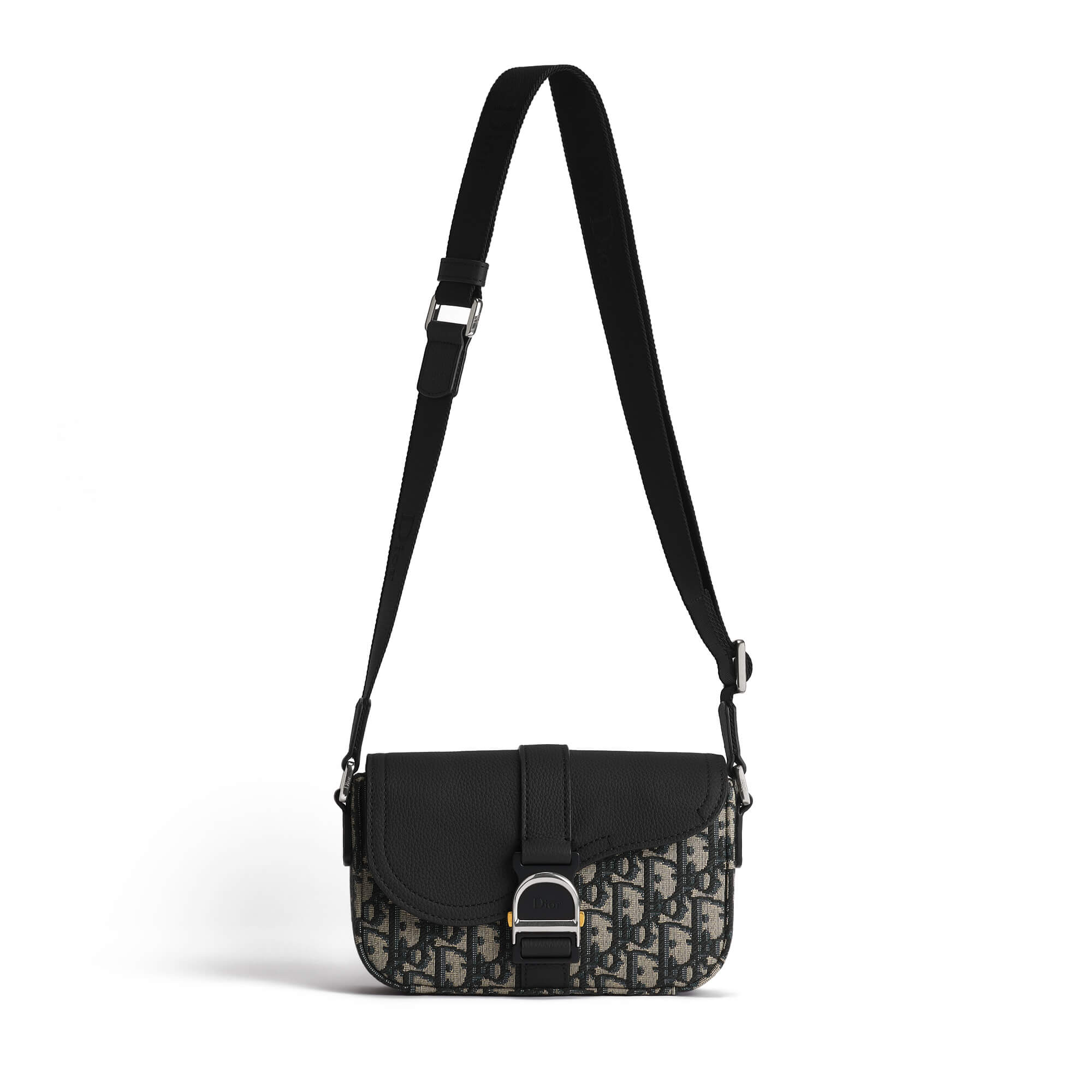 Dior Mini Saddle Heritage Messenger Bag with Flap at Enigma Boutique