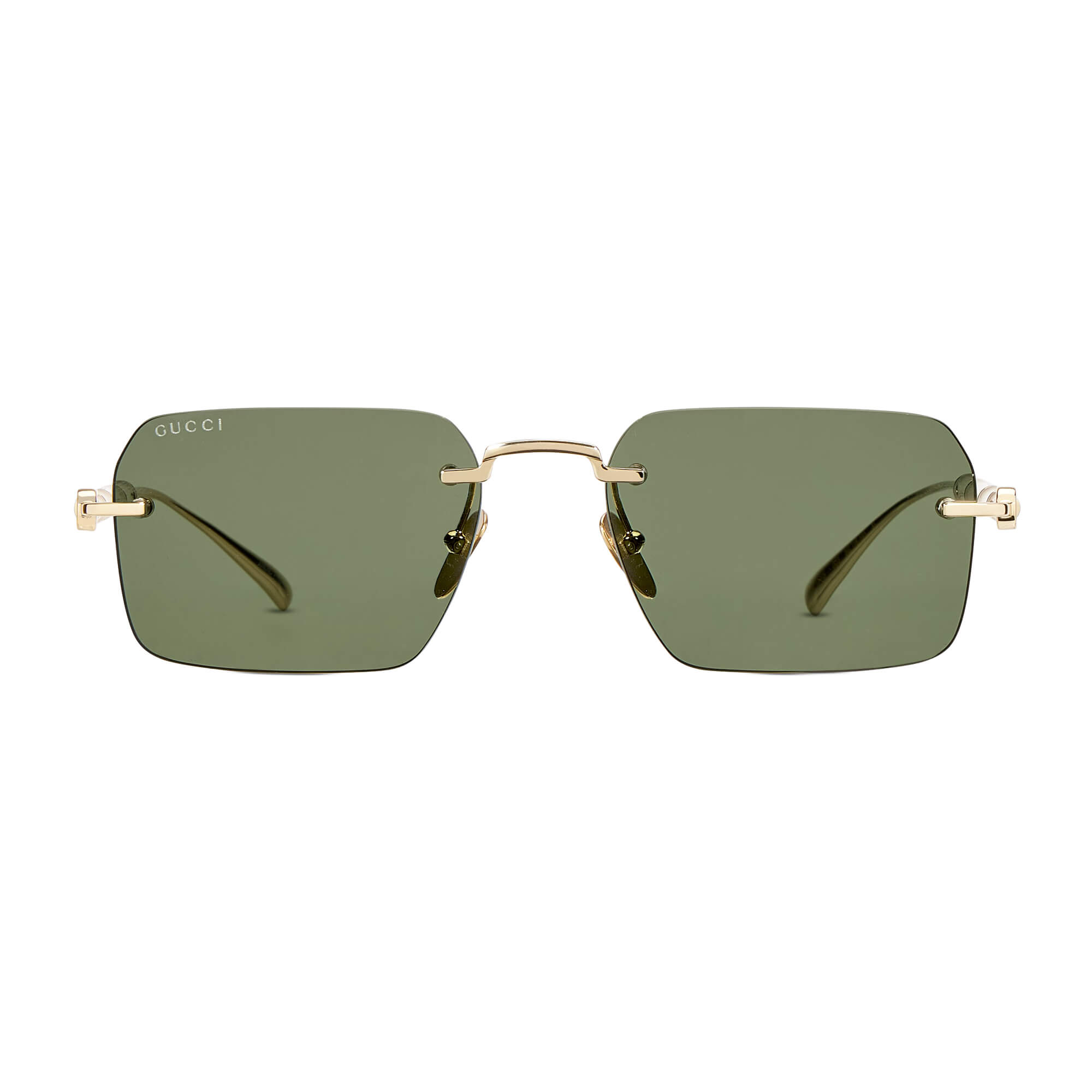 Gucci Frameless Rectangular Sunglasses at Enigma Boutique