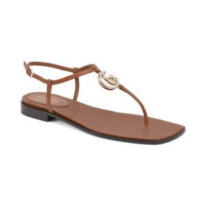 Gucci GG Leather Thong Sandals