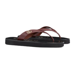 Gucci Women's Thong Sandal With Double G