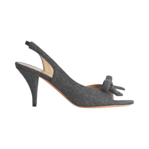 Dior Bow Heeled Slingback Sandal