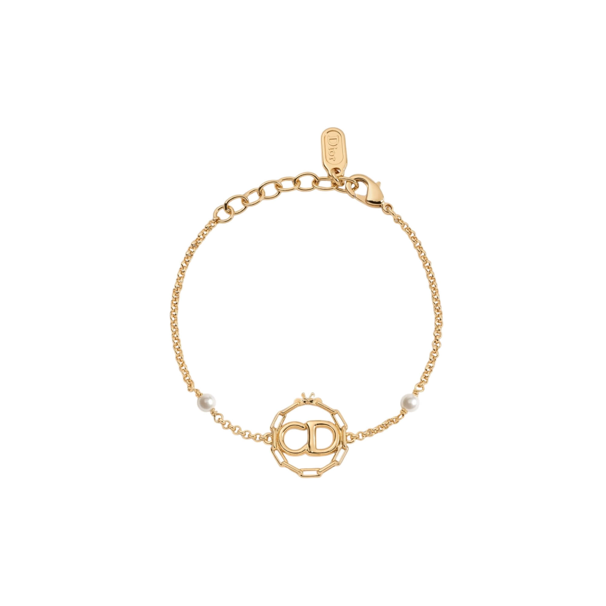 Dior CD Circle Chain Bracelet at Enigma Boutique