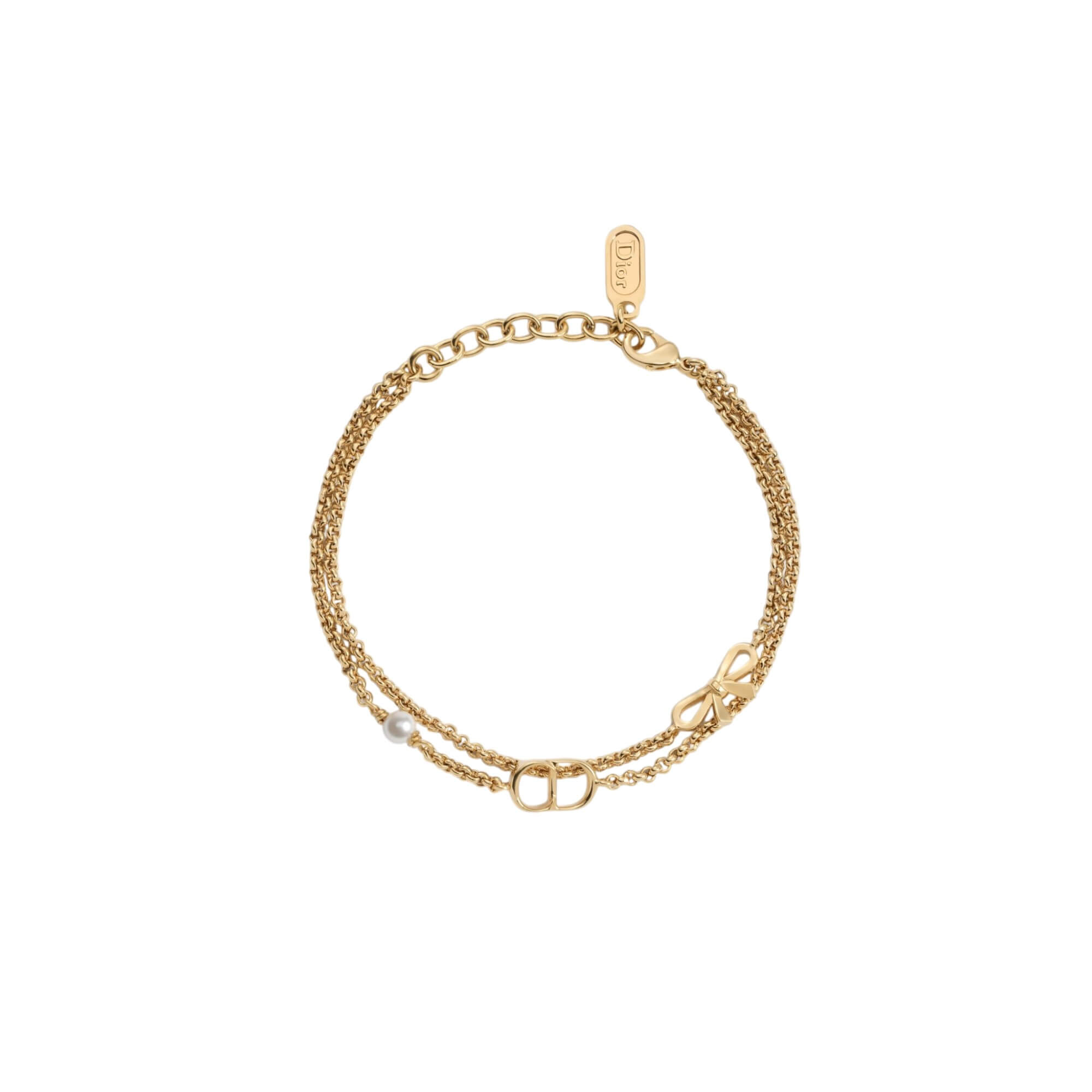 Dior CD Mini Bow Bracelet at Enigma Boutique