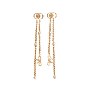 Dior CD Mini Bow Earrings